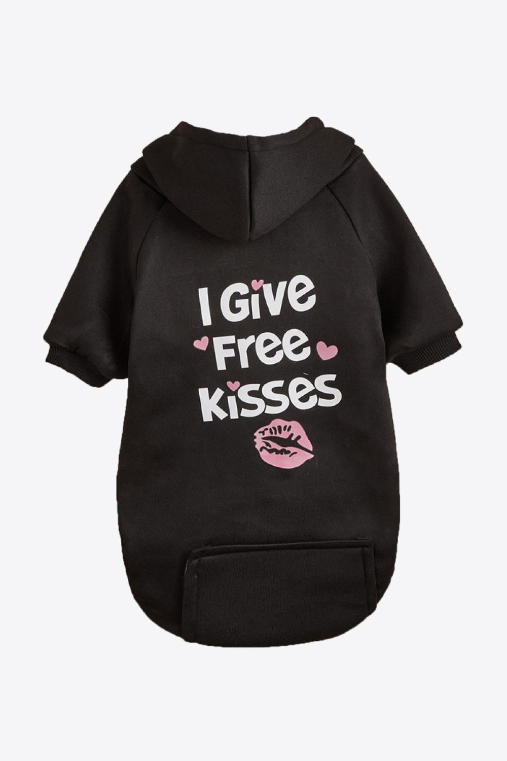 I GIVE FREE KISSES Pet Fleece Lined Hoodie