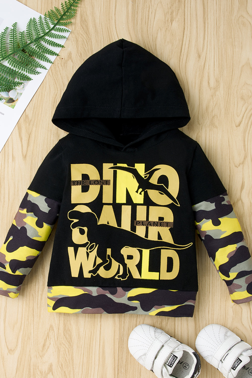 Boys Camouflage Hoodie and Pants Set