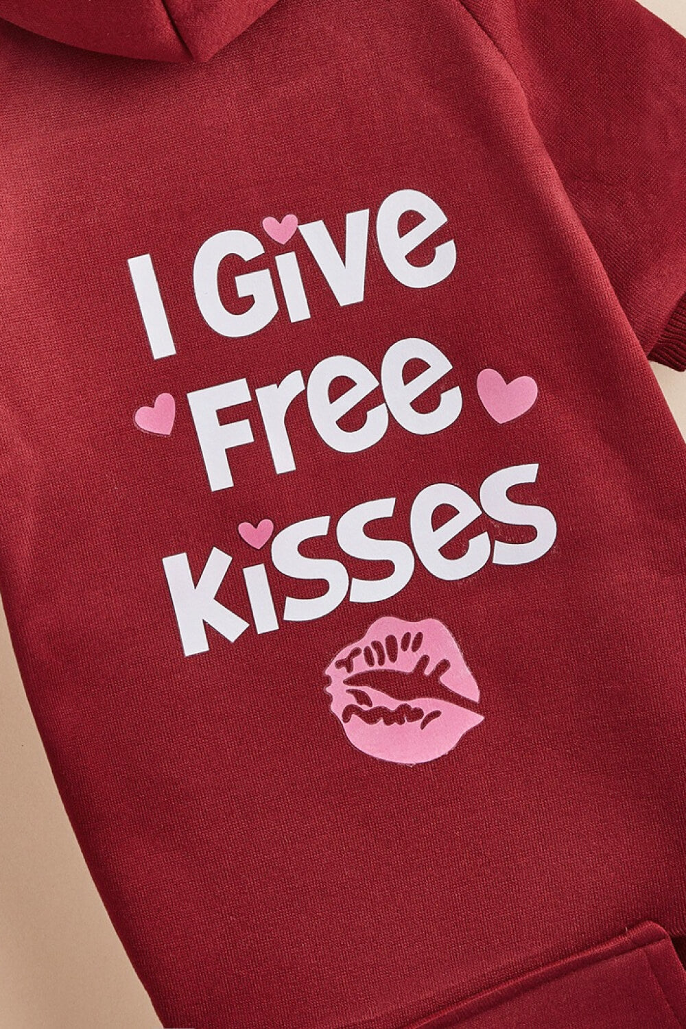 I GIVE FREE KISSES Pet Fleece Lined Hoodie