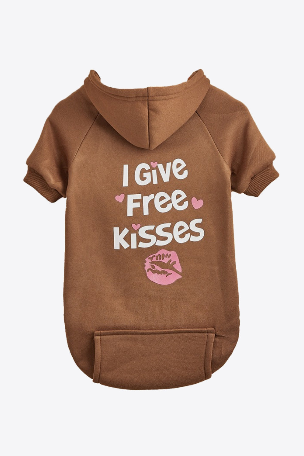 I GIVE FREE KISSES Pet Fleece Lined Hoodie