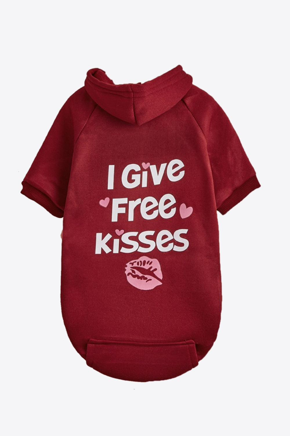 I GIVE FREE KISSES Pet Fleece Lined Hoodie